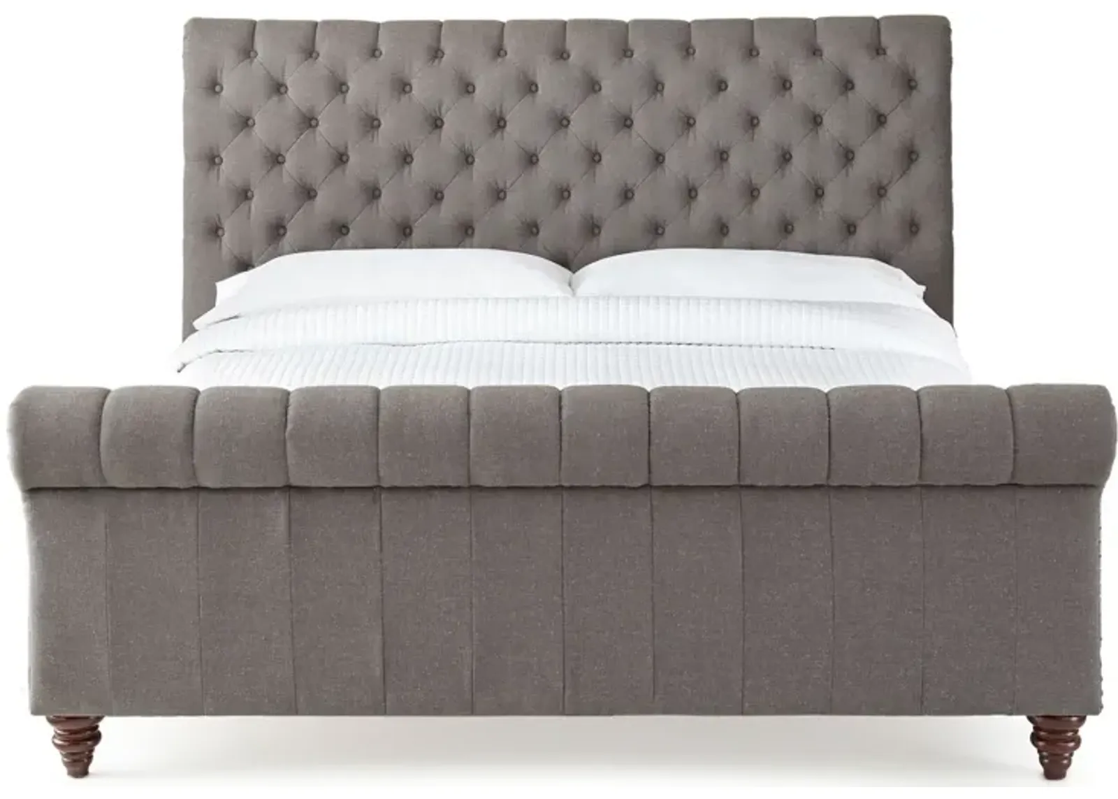 Crawford Street BILTMORE KING BED-GRAY