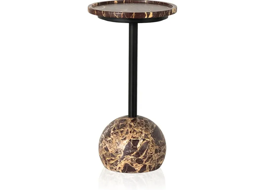 Four Hands VIOLA ACCENT TABLE-MERLOT