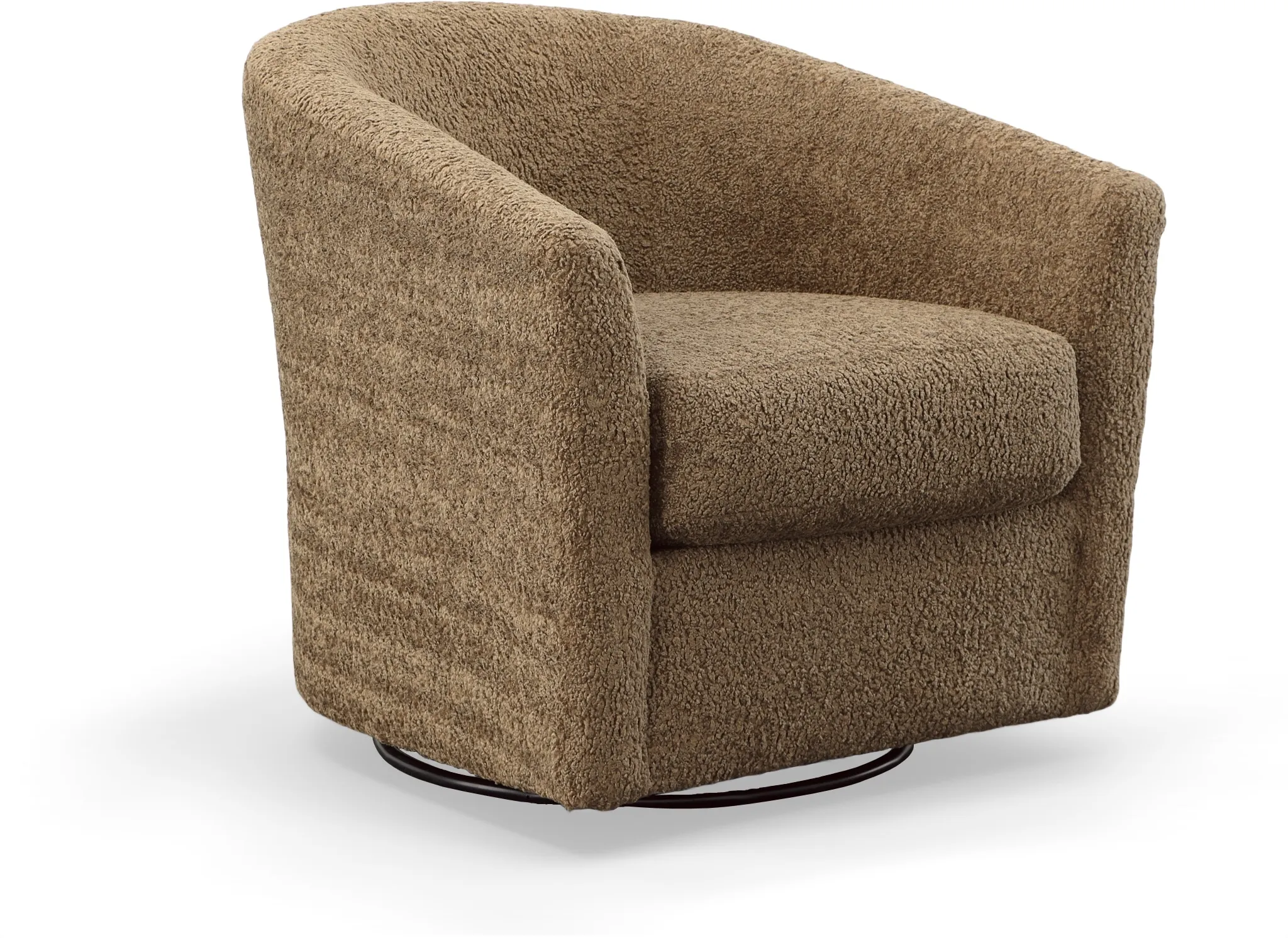 Behold LENOX SWIVEL CHAIR-TAUPE