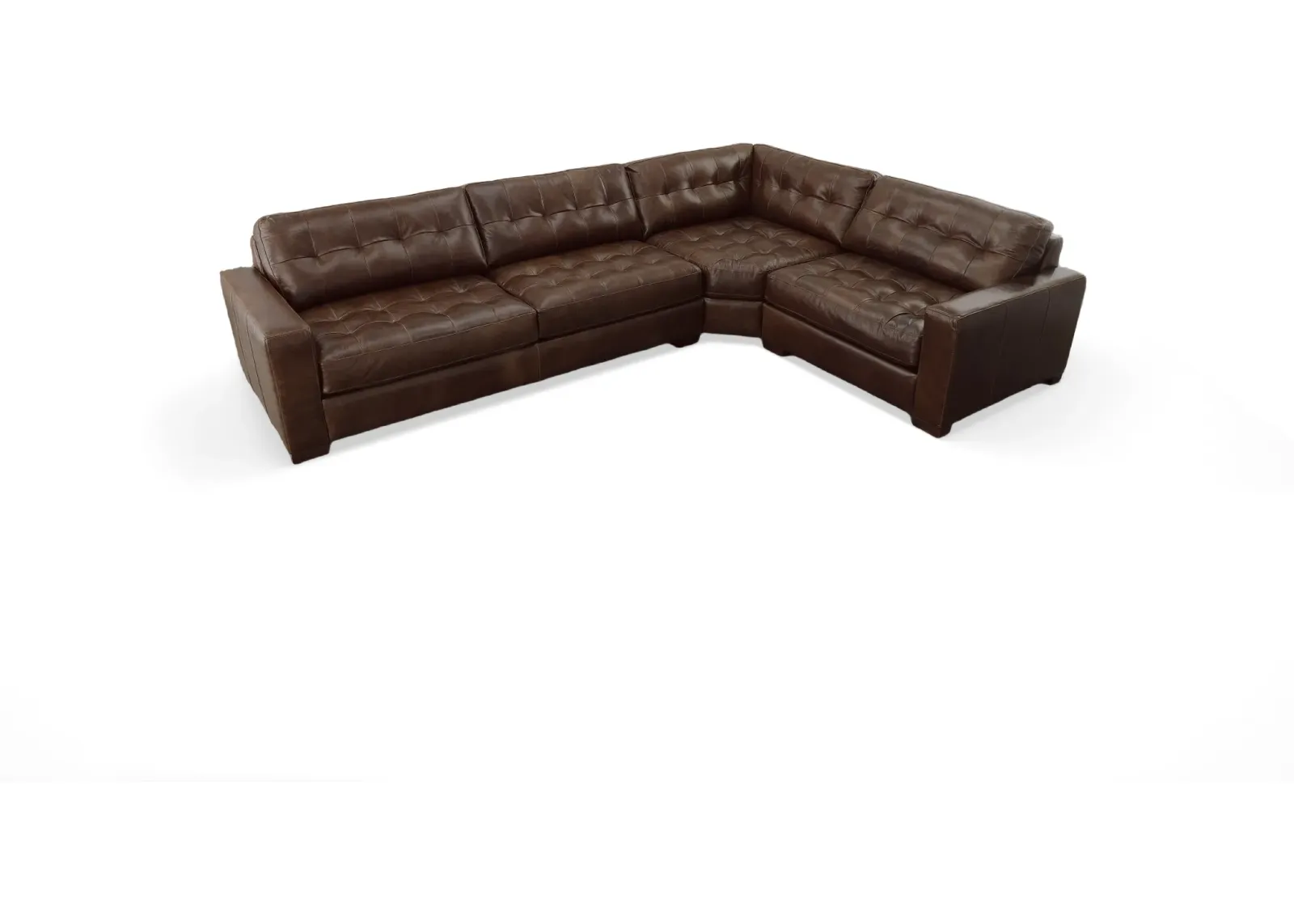 Bella Casa CHASE 3 PIECE LEATHER SECTIONAL