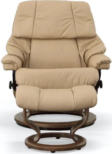 Stressless by Ekornes RENO II LARGE CHAIR/OTTO