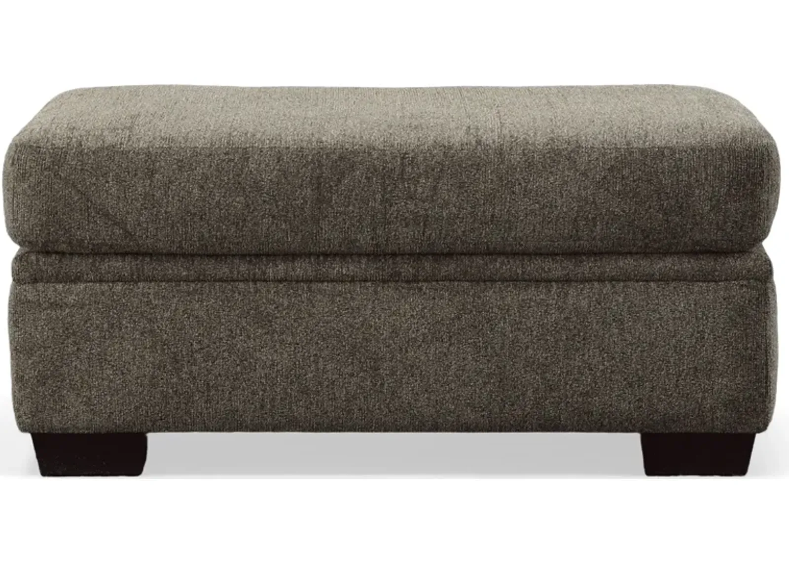 Behold BAILEY OTTOMAN-CHARCOAL