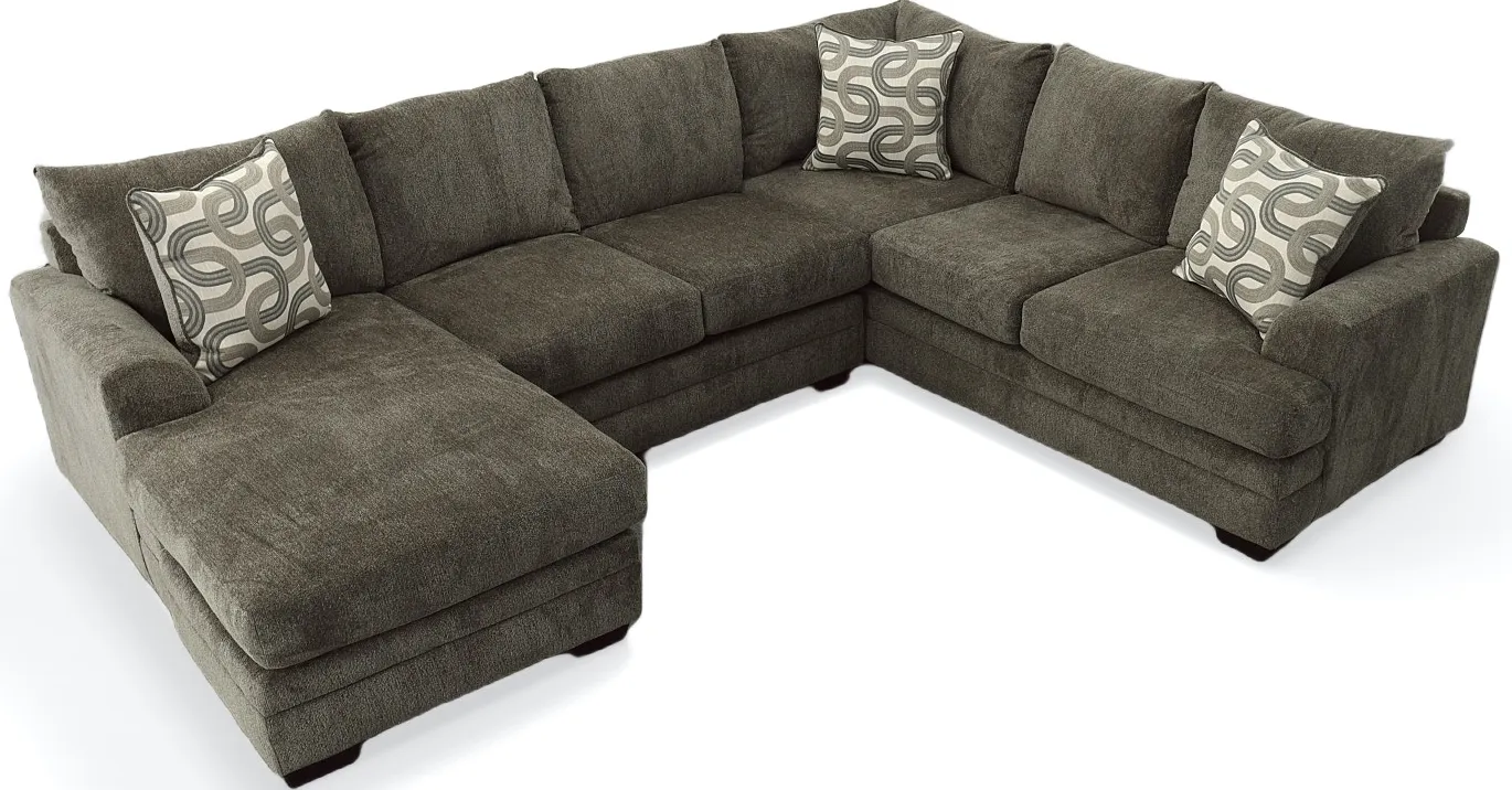 Behold BAILEY 2 PIECE SECTIONAL-CHARCOAL
