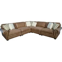 Bernhardt Living GRANDVIEW LEATHER SECTIONAL