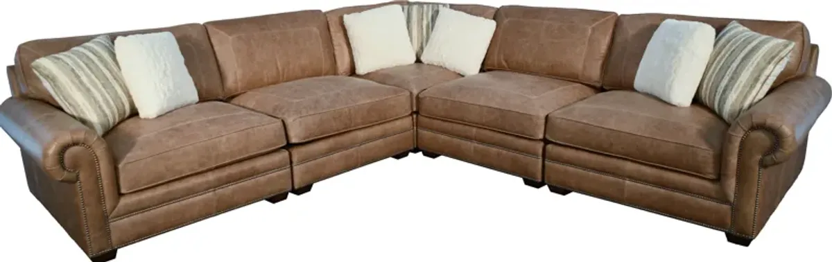 Bernhardt Living GRANDVIEW LEATHER SECTIONAL