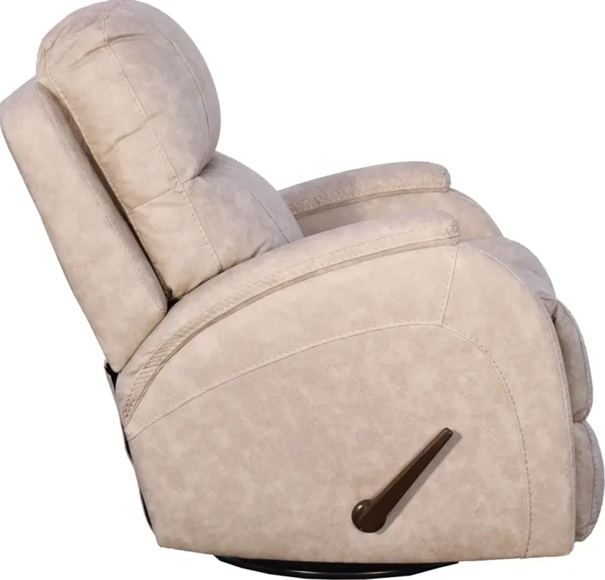 HomeStretch ZENA SWIVEL GLIDER RECLINER-PEBBLE