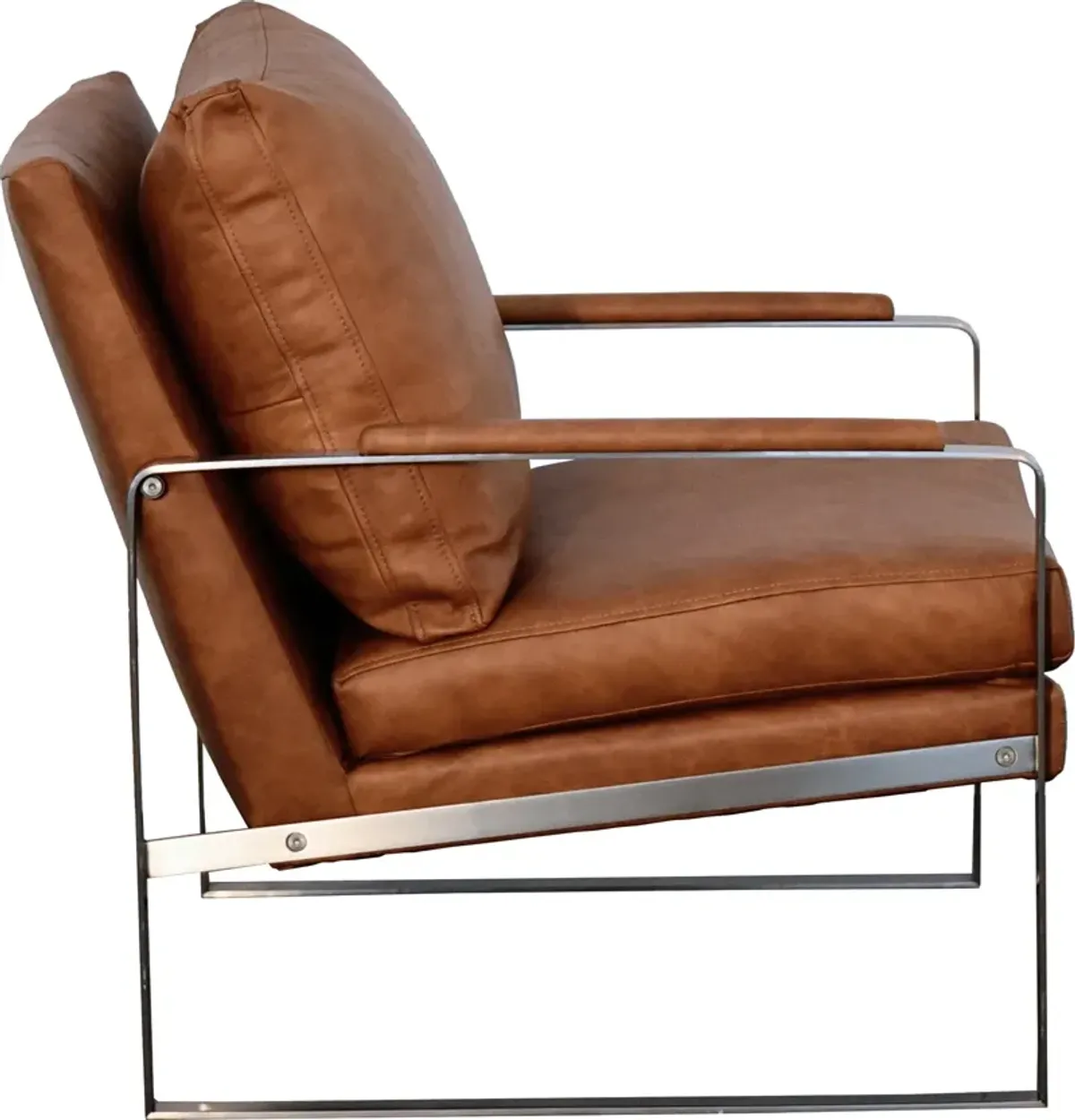 Max Home 1217-LEATHER ACCENT CHAIR