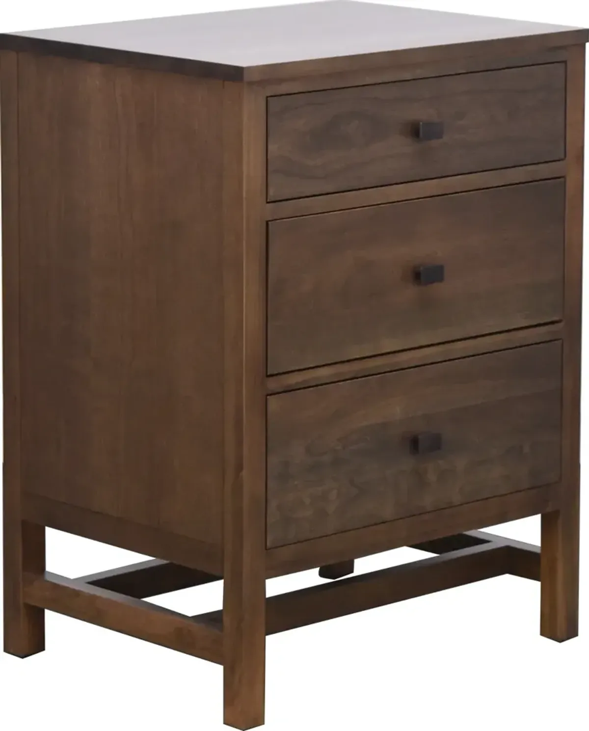 Daniel's Amish STUDIO 3 DRAWER NIGHTSTAND