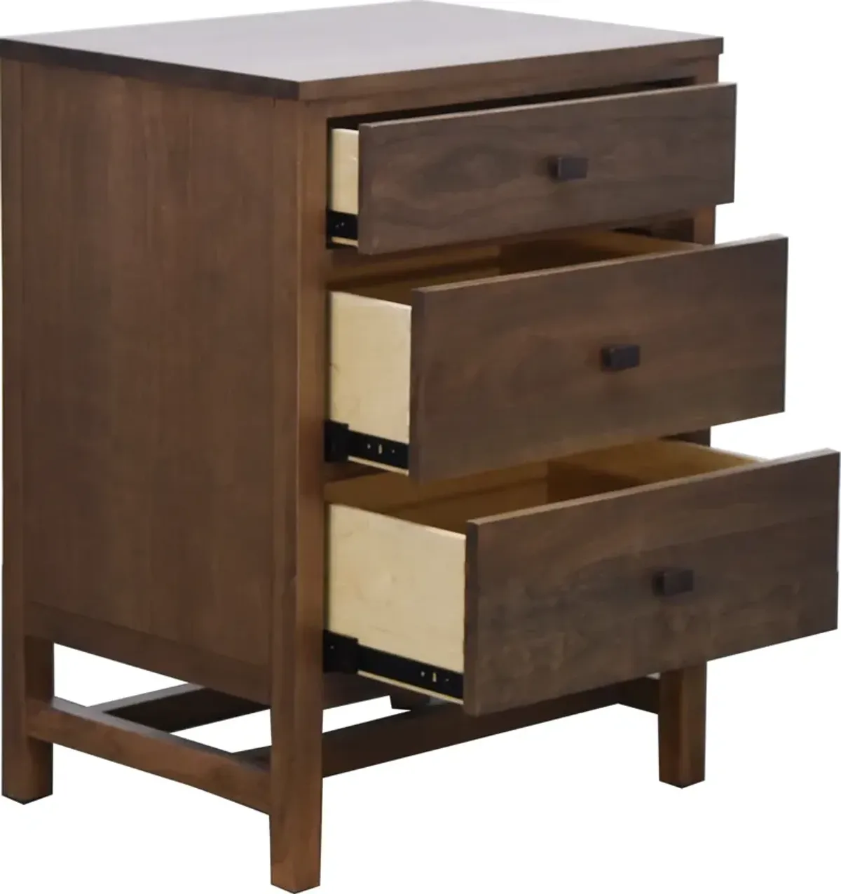 Daniel's Amish STUDIO 3 DRAWER NIGHTSTAND