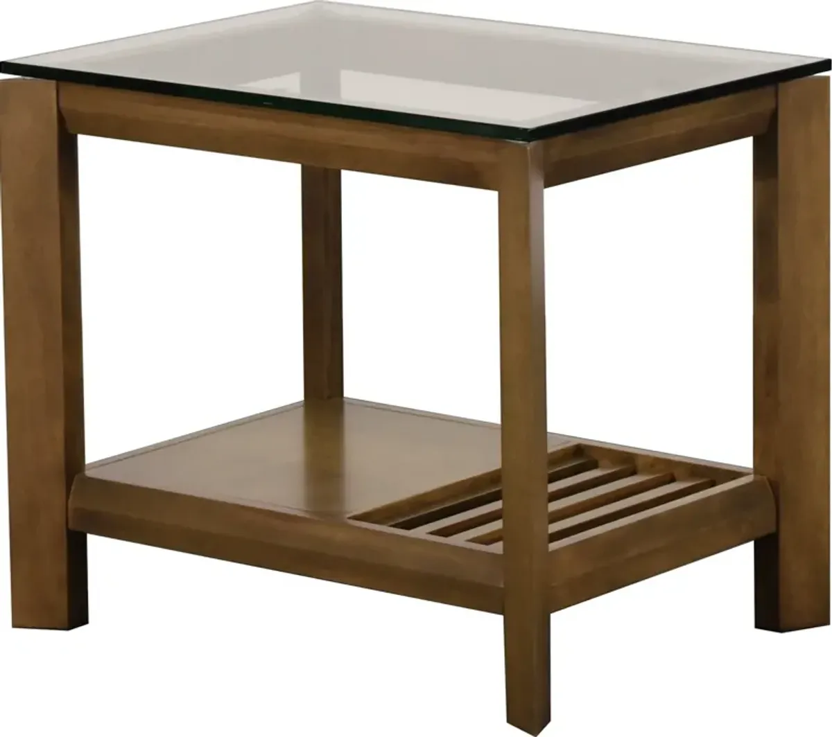 Canadel 2418 GLASS END TABLE