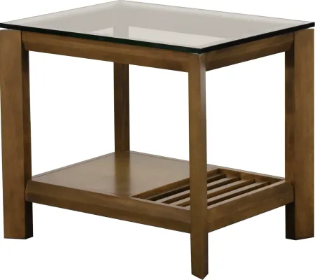Canadel 2418 GLASS END TABLE