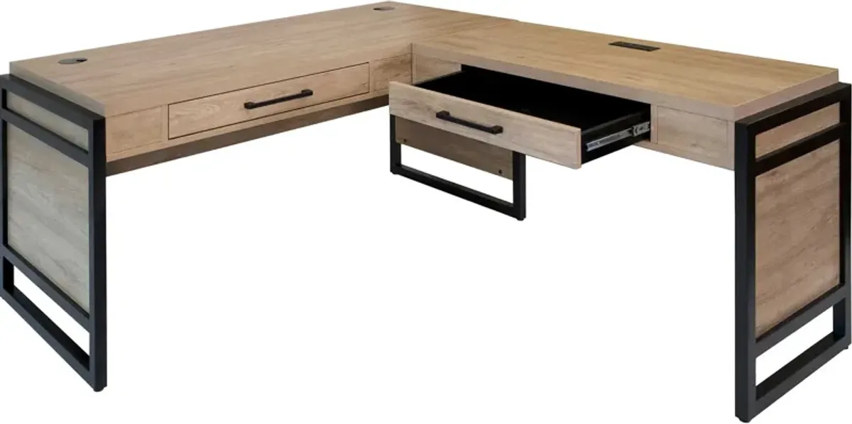 Martin Furniture MASON OPEN L-DESK