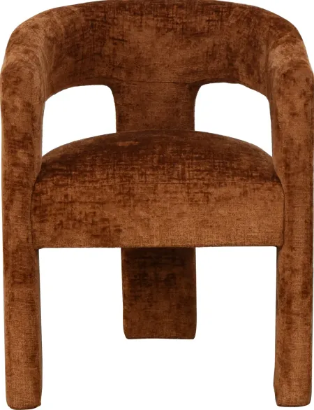 First Avenue BARBIE ACCENT CHAIR-RUST