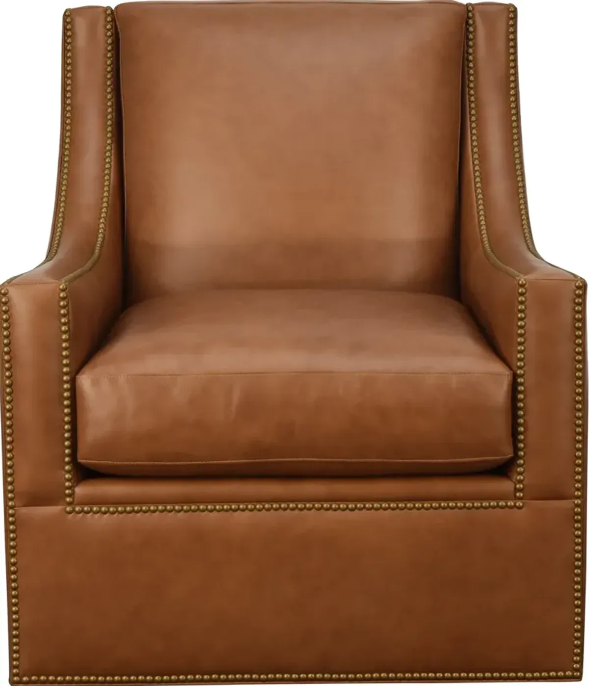 Hancock and Moore ROSEMONT LEATHER SWIVEL CHAIR