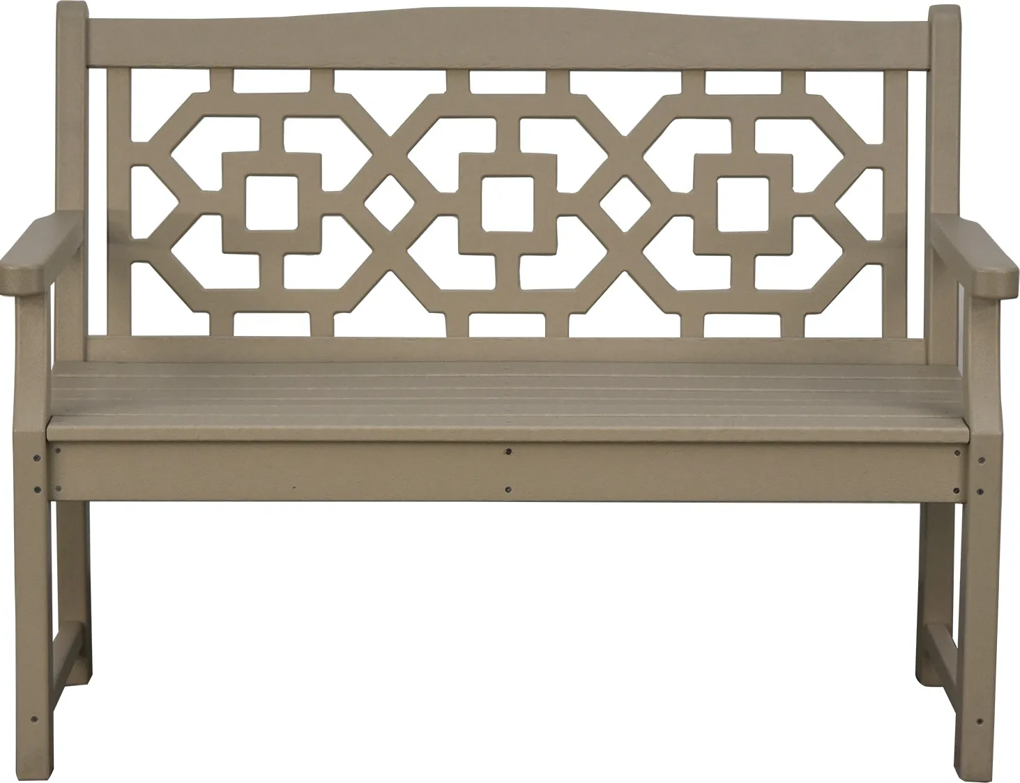 Polywood CHINOISERIE GARDEN BENCH