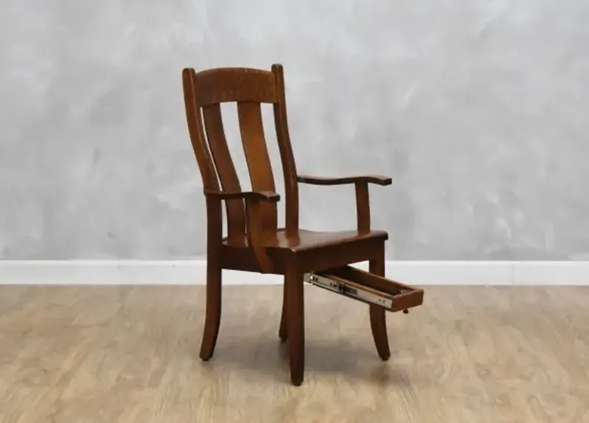 Trailway Fort Knox Arm Chair with Drawer