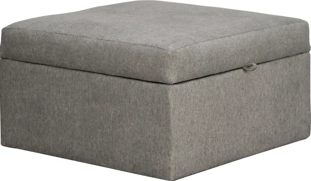 Flexsteel FLEX STORAGE OTTOMAN-PEBBLE