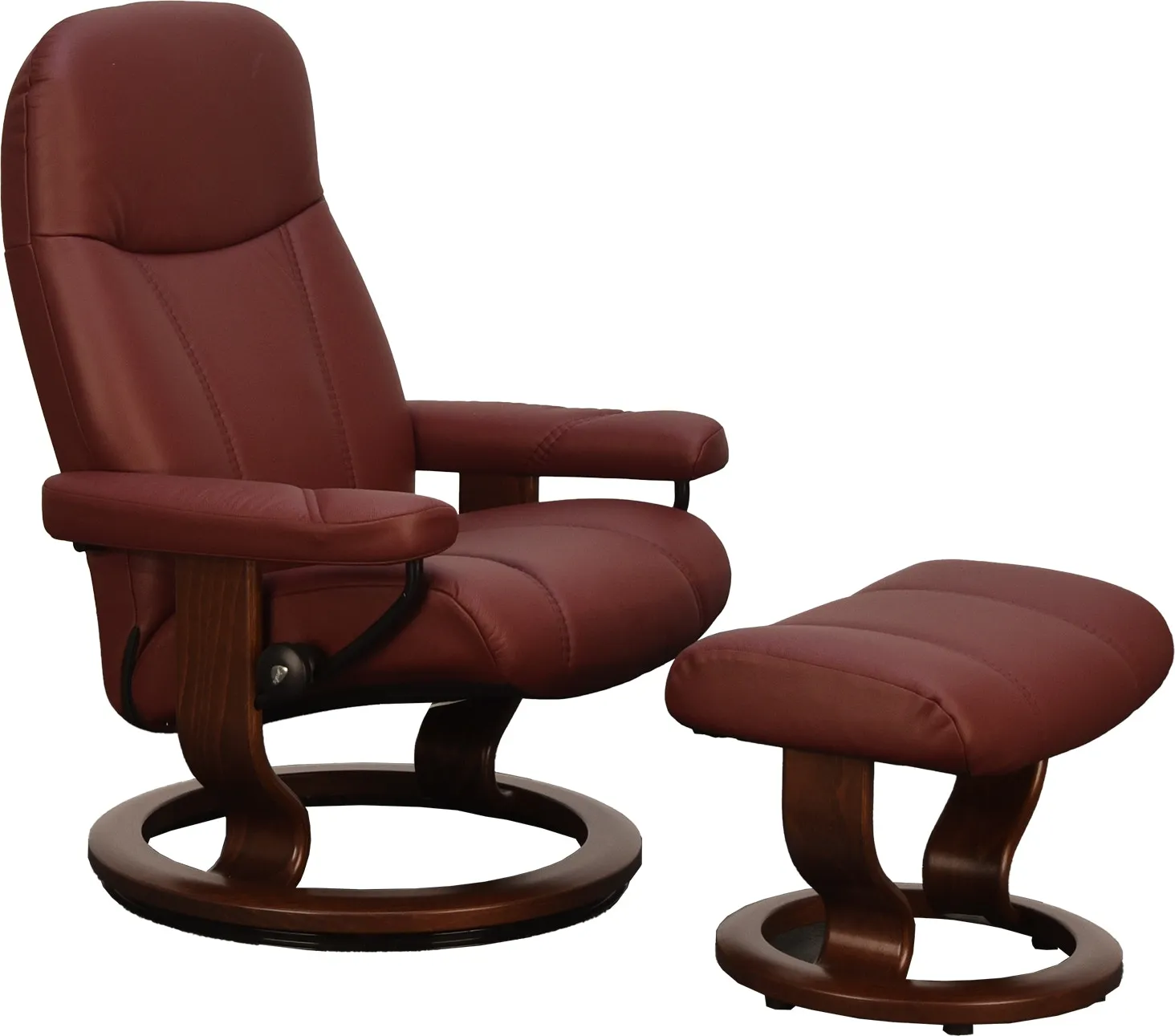 Stressless by Ekornes CONSUL MEDIUM CHAIR & OTTOMAN