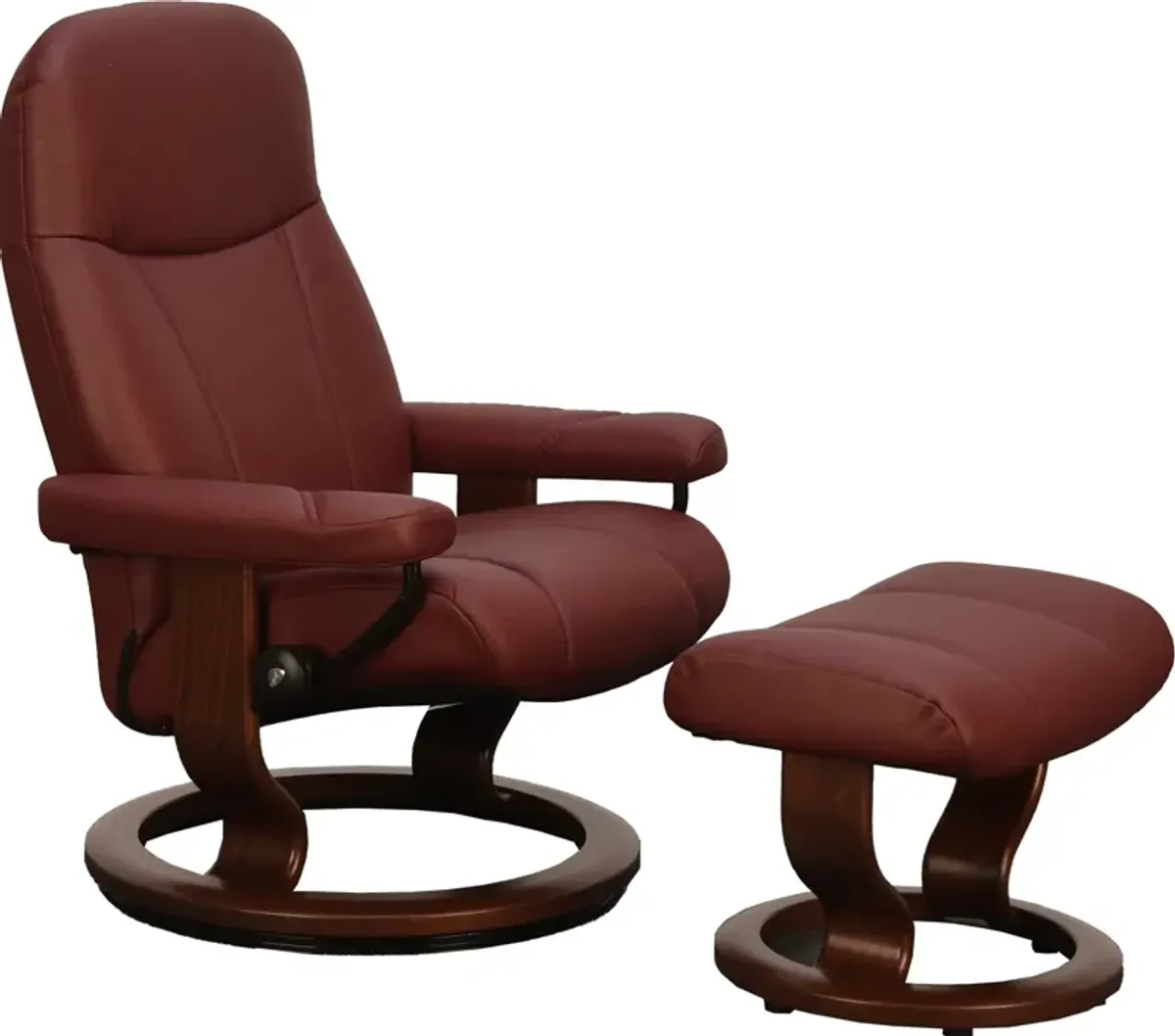 Stressless by Ekornes CONSUL MEDIUM CHAIR & OTTOMAN