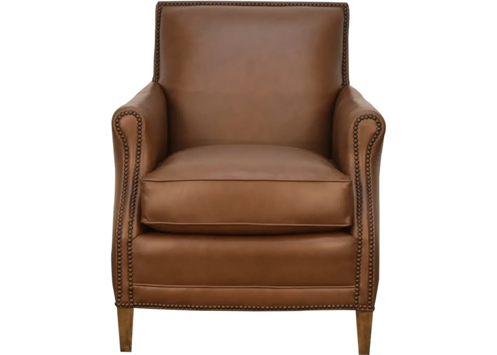 Smith Brothers 517 LEATHER ACCENT CHAIR