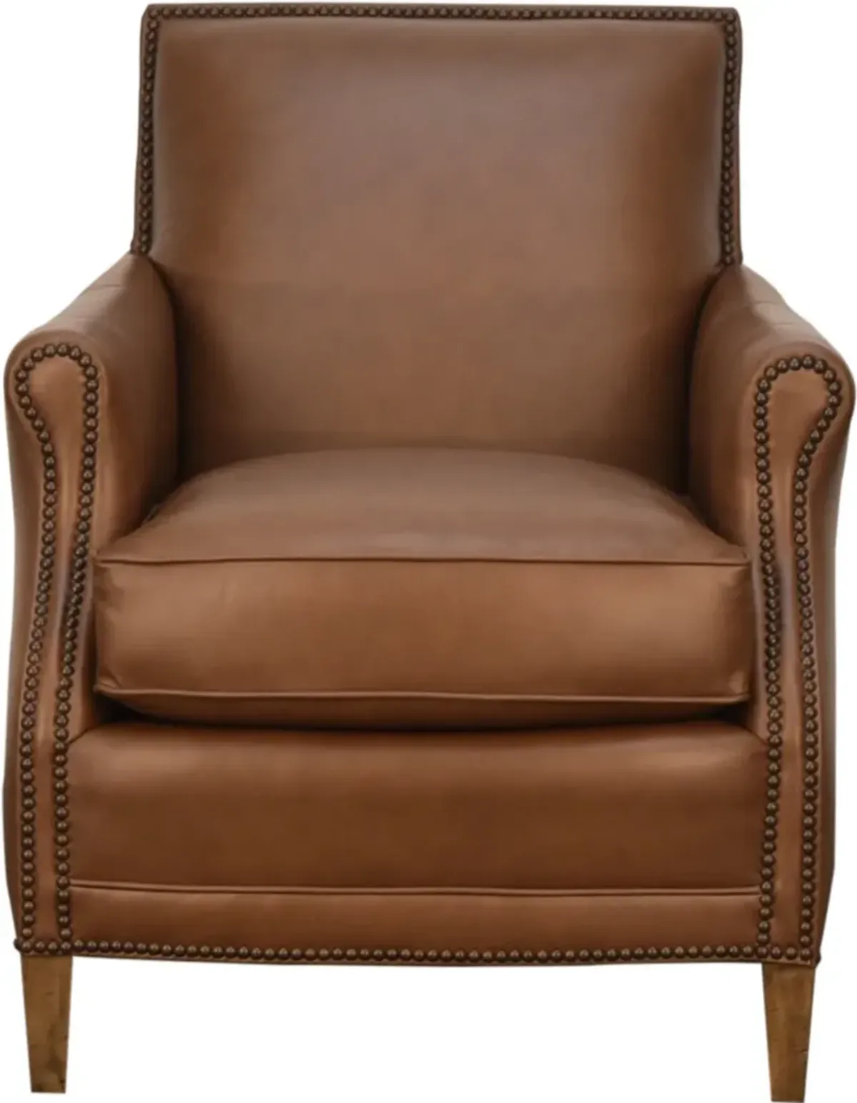 Smith Brothers 517 LEATHER ACCENT CHAIR