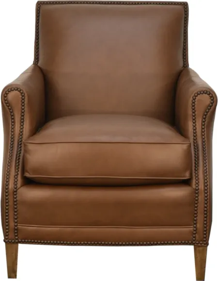 Smith Brothers 517 LEATHER ACCENT CHAIR