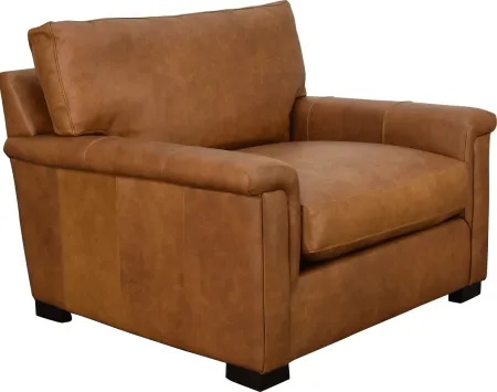 Max Home TELLURIDE LEATHER CHAIR 1/2