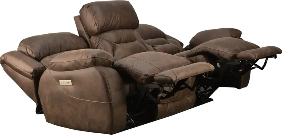 HomeStretch SKYWALKER SOFA-P3Z-CHOCOLATE