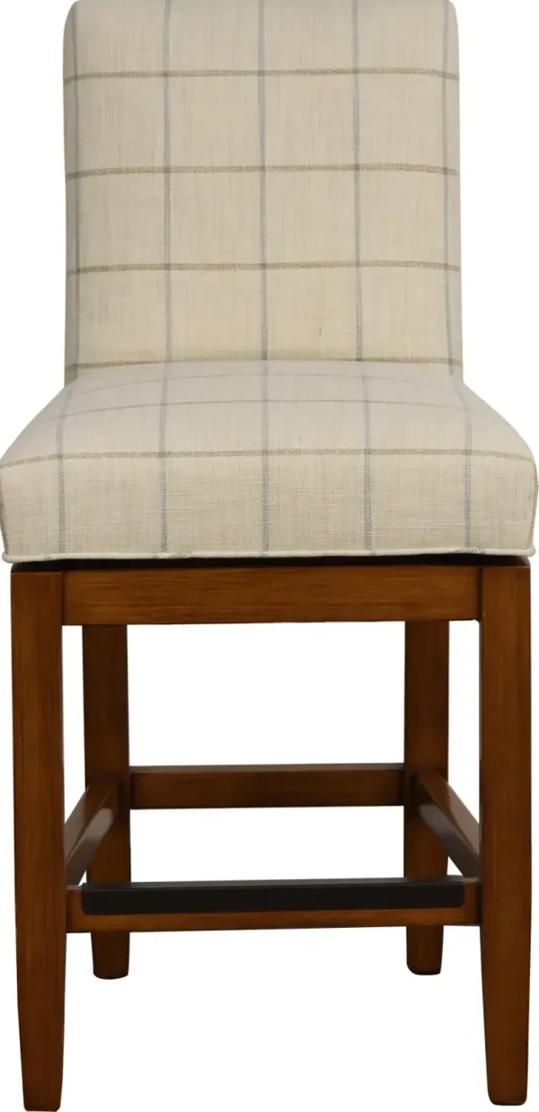 Jessica Charles MANN SWIVEL COUNTER STOOL