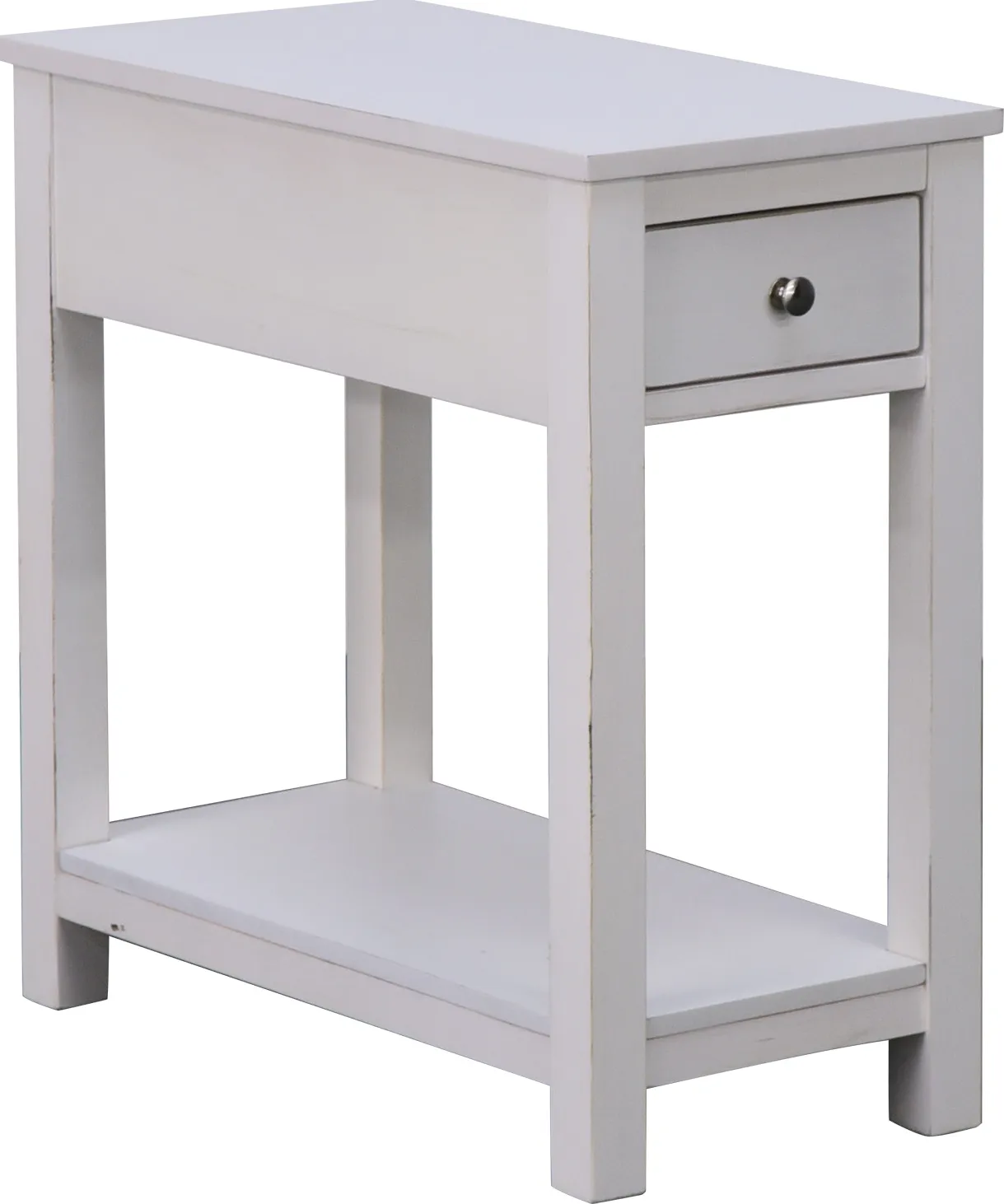 Dwelling CHAIRSIDE TABLE - WHITE