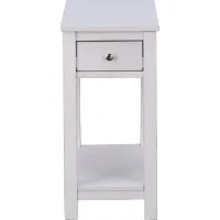 Dwelling CHAIRSIDE TABLE - WHITE