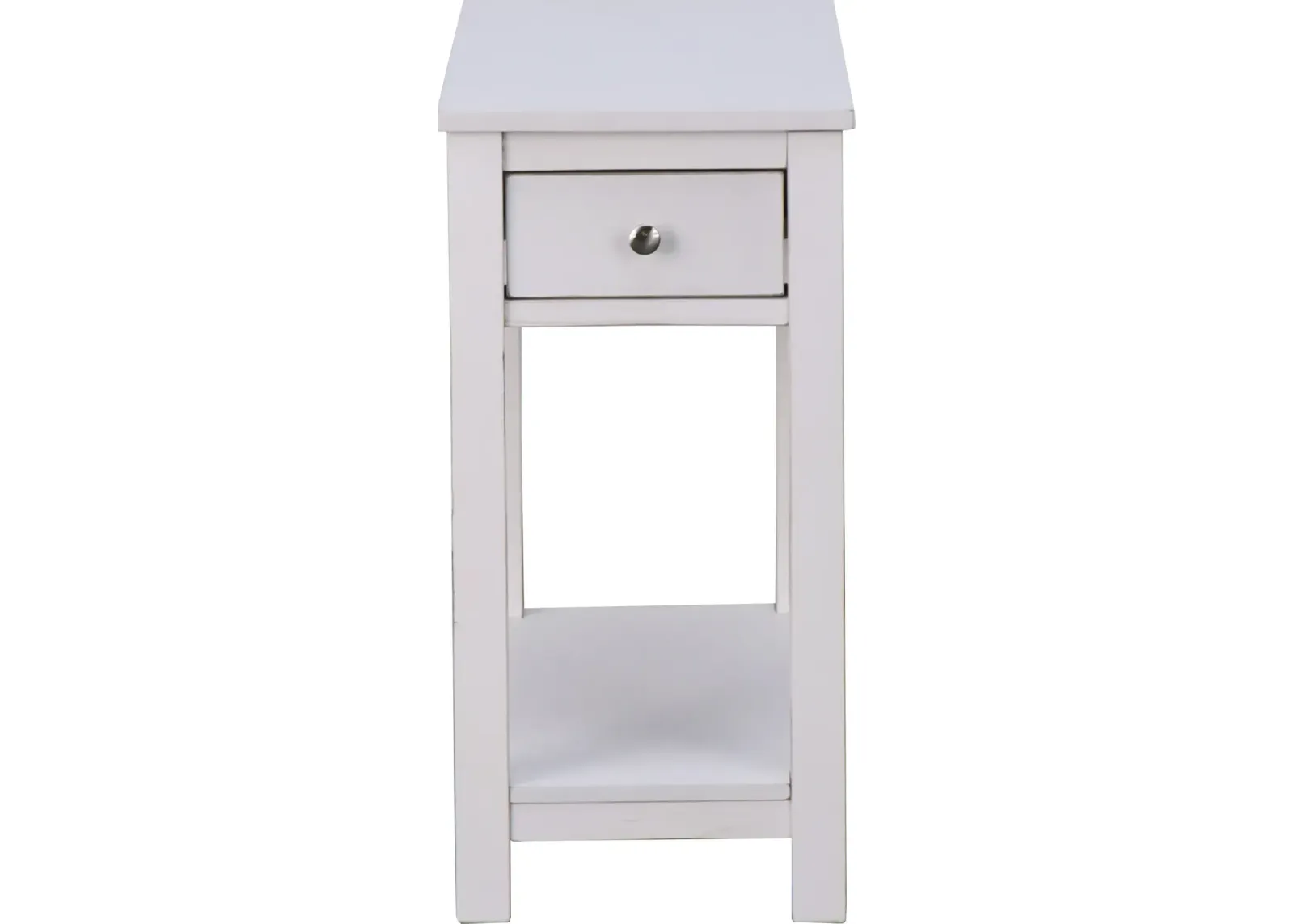 Dwelling CHAIRSIDE TABLE - WHITE