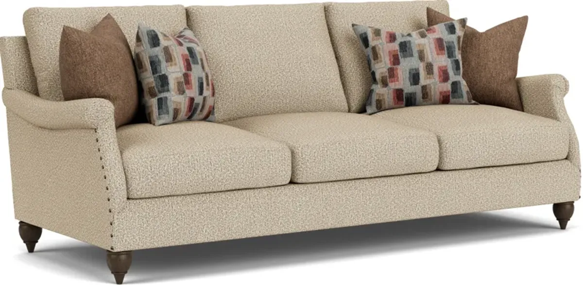 Flexsteel VEDA SOFA W/NAIL HEAD