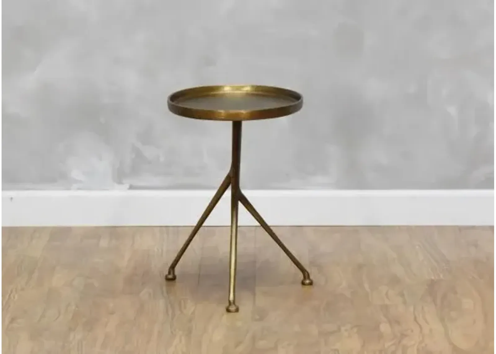 Four Hands Schmidt Accent Table - Raw Brass