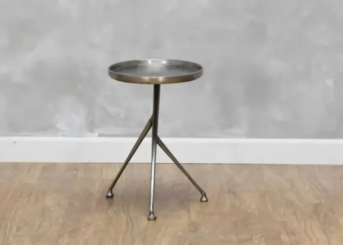 Four Hands Schmidt Accent Table - Nickel