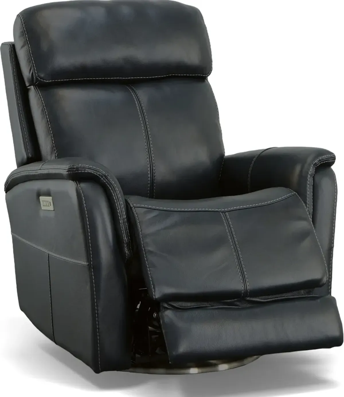 Flexsteel VIEW LEATHER RECLINER-P3-OCEAN