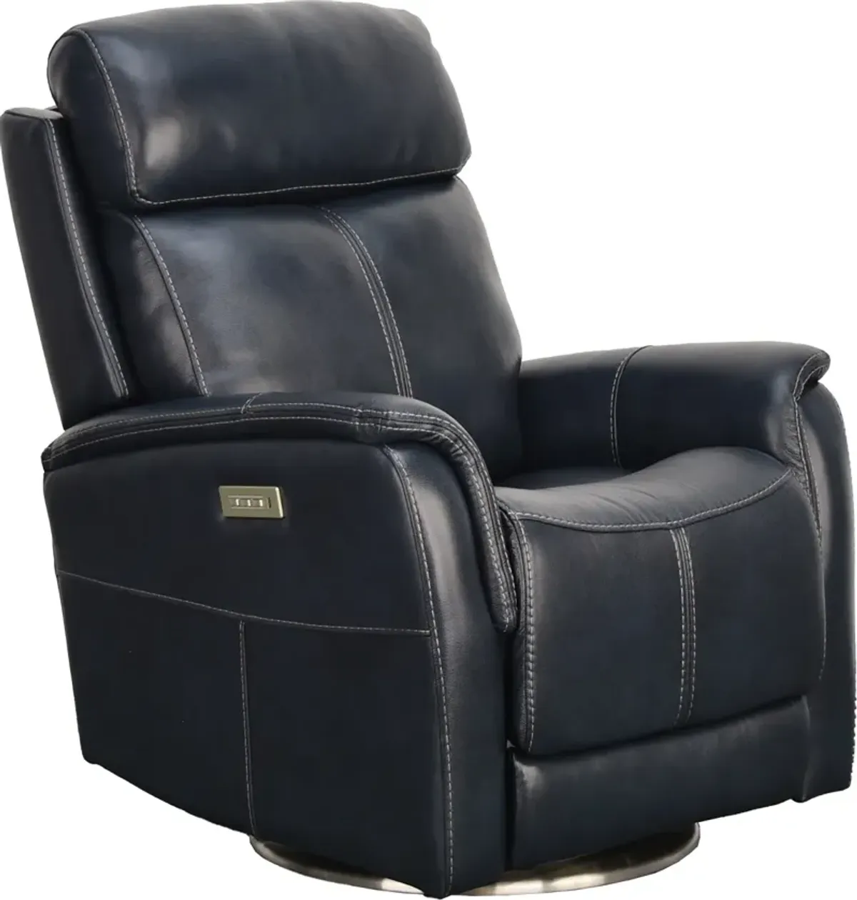 Flexsteel VIEW LEATHER RECLINER-P3-OCEAN