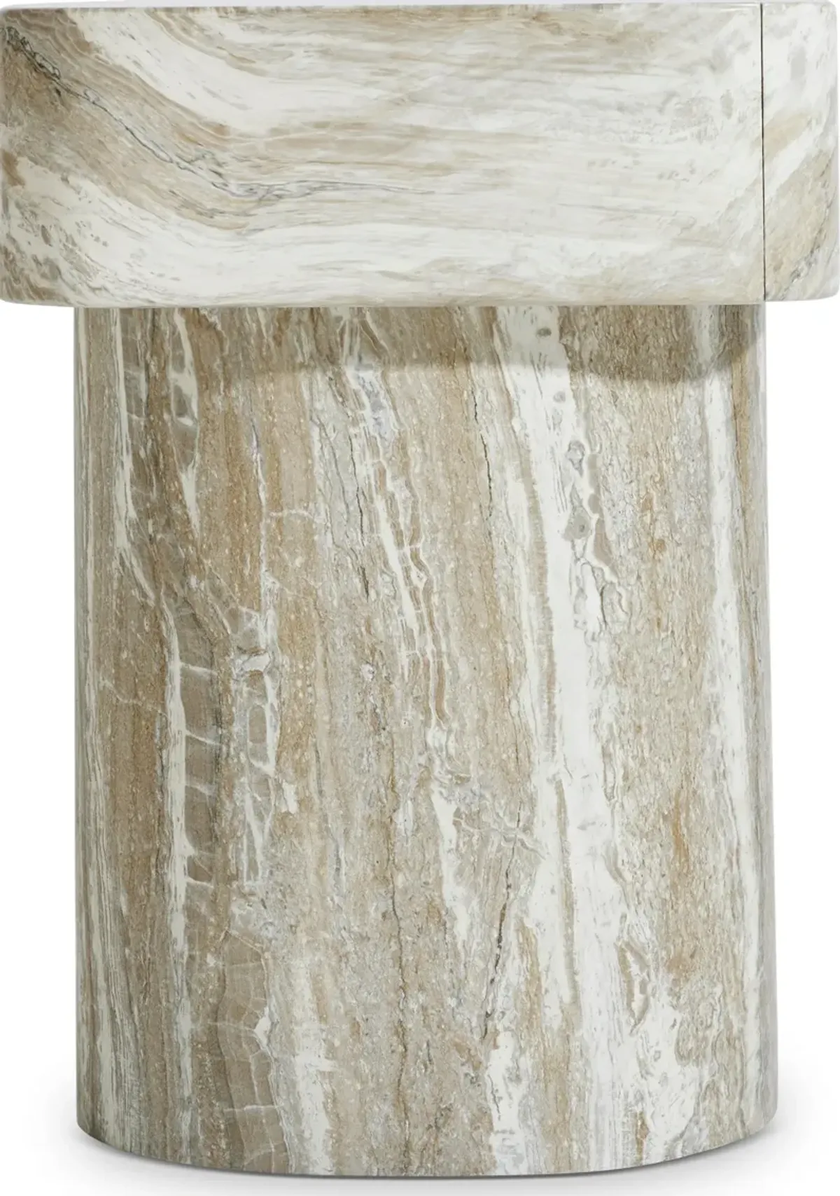 Bernhardt ARCADIA FAUX STONE NIGHTSTAND