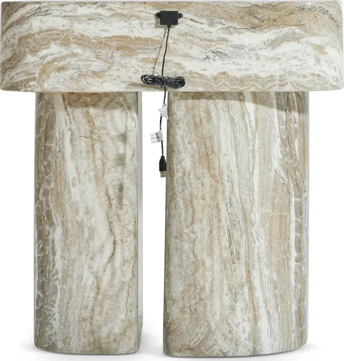 Bernhardt ARCADIA FAUX STONE NIGHTSTAND