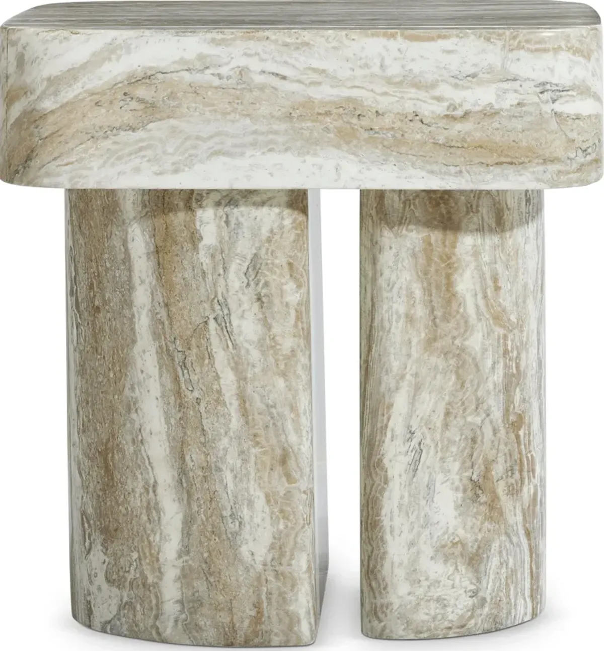 Bernhardt ARCADIA FAUX STONE NIGHTSTAND