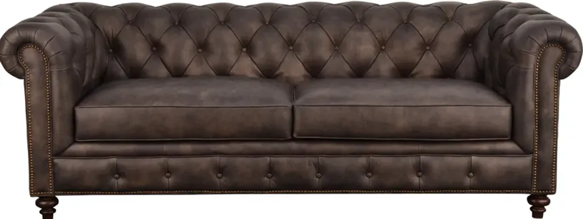 Lunae & Company CHESTER LEATHER SOFA