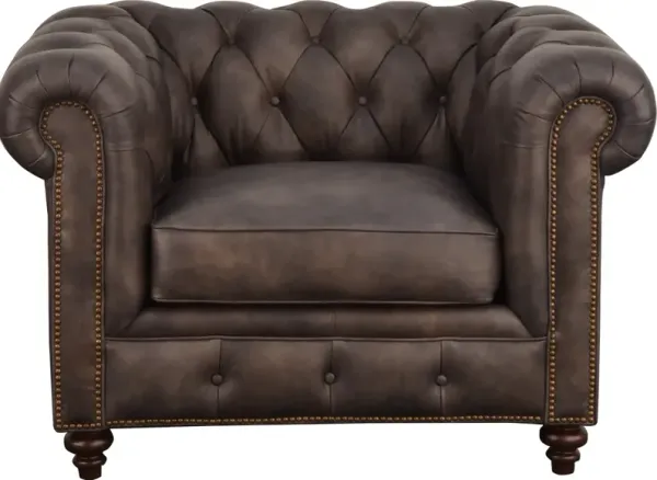 Lunae & Company CHESTER LEATHER CHAIR