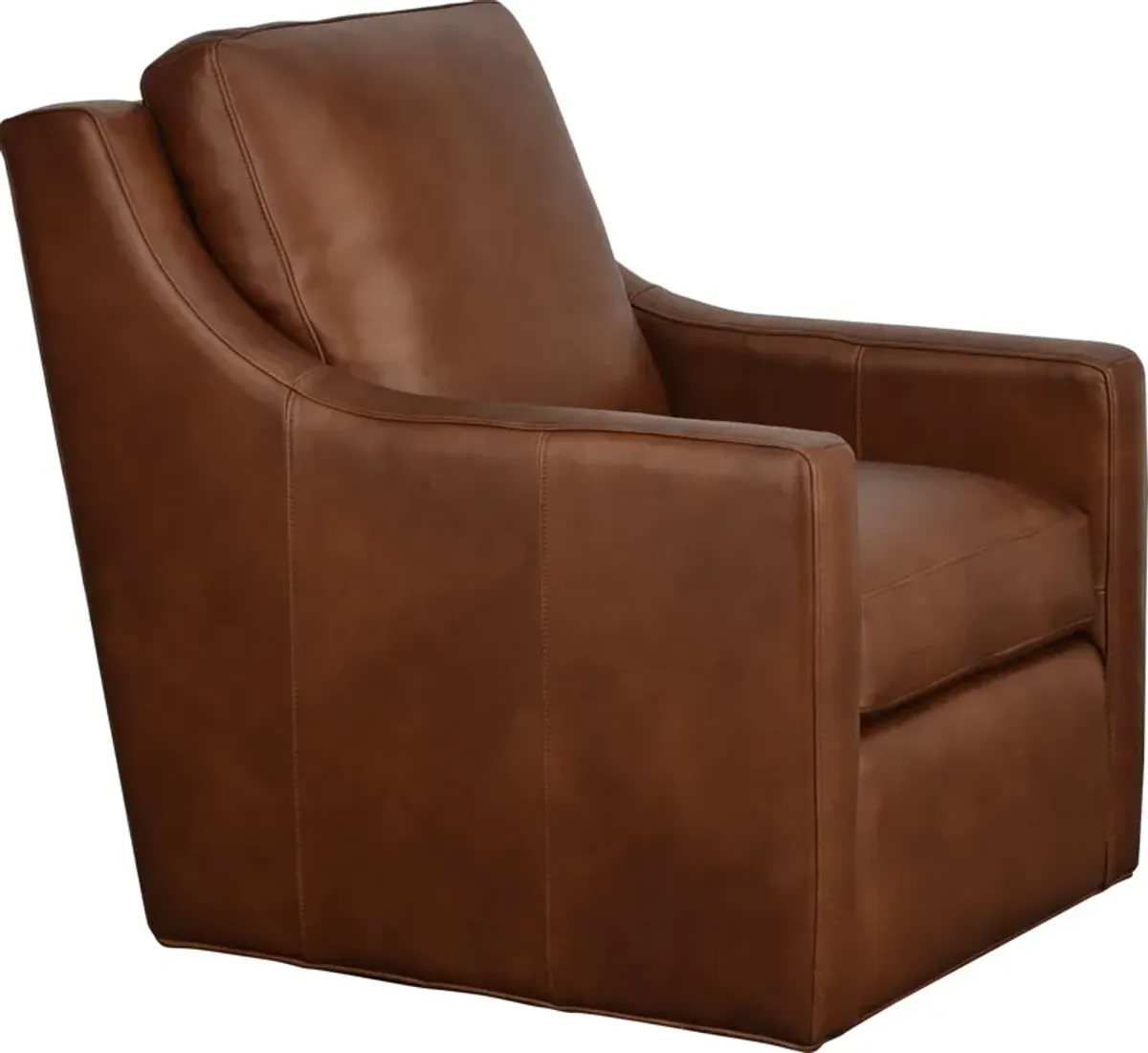 Lunae & Company 107 LEATHER SWIVEL CHAIR