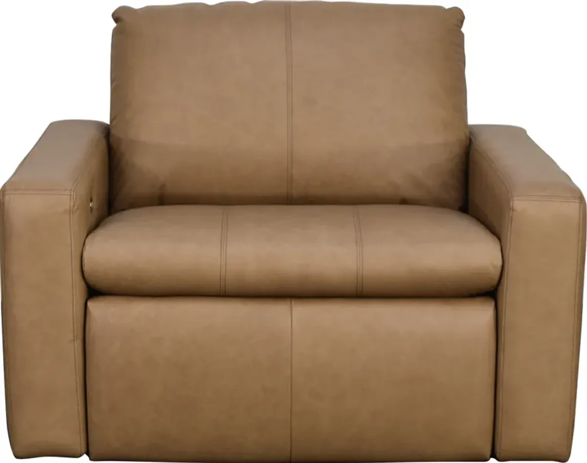 Elran Furniture BLANCHE LEATHER RECLINER-P1