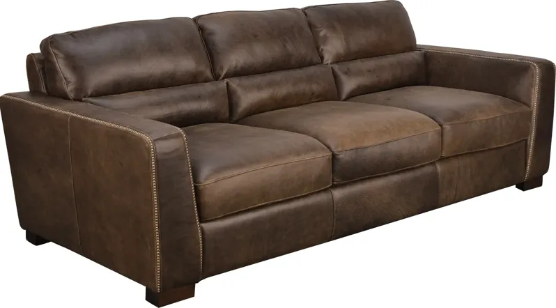 Bella Casa VINNY LEATHER SOFA