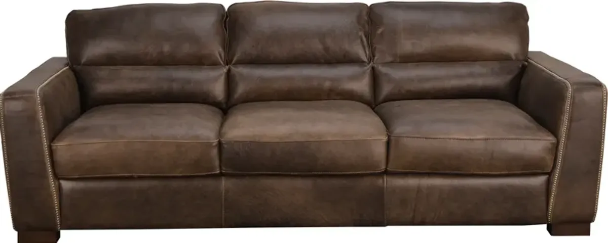 Bella Casa VINNY LEATHER SOFA