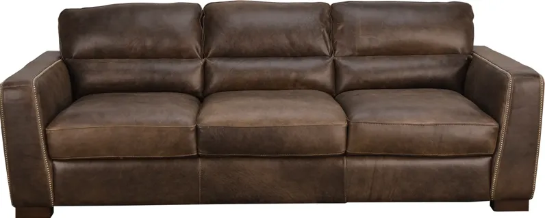 Bella Casa VINNY LEATHER SOFA