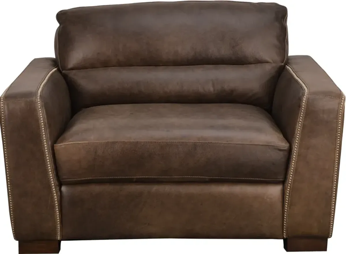 Bella Casa VINNY LEATHER CHAIR 1/2