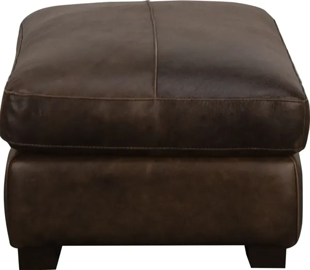 Bella Casa VINNY LEATHER OTTOMAN