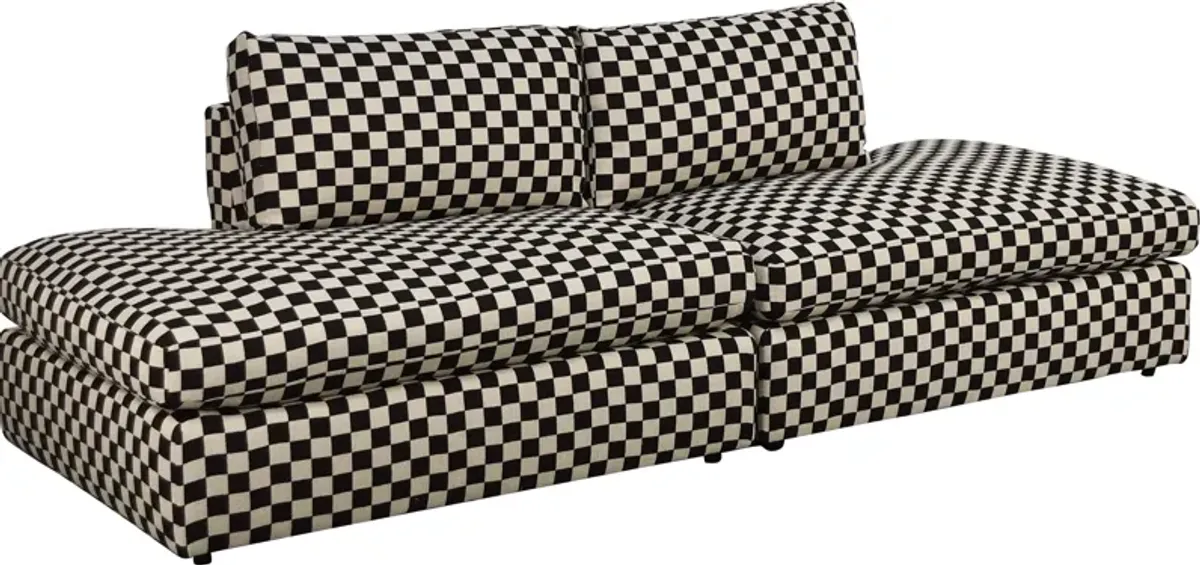 Flexsteel SKY II 2PC SOFA - EBONY